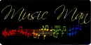 Music Notes Tag- Music Man