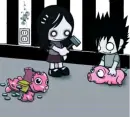 kids with piggy