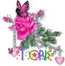 Torie Diamond Pink Rose