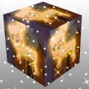 Tinkerbell Coming Thru Keyhole Cube