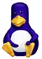 Flag changing Penguin