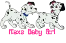 alexs baby girl with dalmations