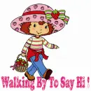 Walking to so say hi!