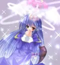 Girl guide with an angel