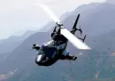 Airwolf over mountains