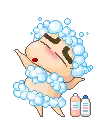 ShinChan on shower