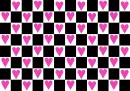 checkered hearts