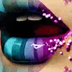 blue lips