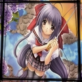 Sweet Anime Whit Umberella