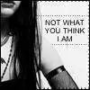 black & white avatar not what you think i am