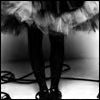 black & white avatar emo girl