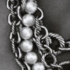black & white avatar  necklace