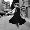black & white avatar girl in the streets
