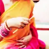 saree woman