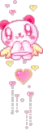 angel panda in love