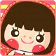 red cheeked little girl