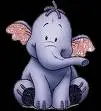 purple elephant that is so cute!!