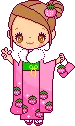 Pink Kimono girl