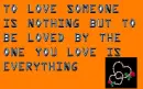 To love