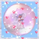 angel in snowglobe