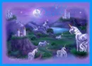 unicorns in open field 