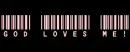 god love's me barcode simple