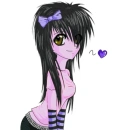 CUTE Anime Emo Girl