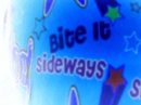 bite it sideways