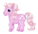 Glittered Pink Pony