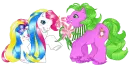 Glittered Pony Friends