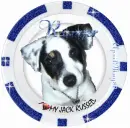 blue jack russell poker chip ranger