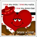 love you more than beans & rice