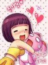 little girl in love
