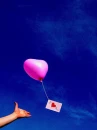 love letter flying in the sky