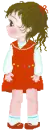red dress