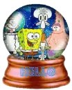 spongebob snowglobe