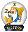 sleepy in snowglobe