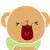 SCREAMING  KAWAII BEAR