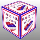 Happy July 4th Cube