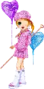 glitter doll
