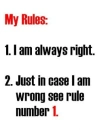 rules