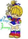 Rainbow girl