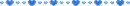 Blue Hearts Divider