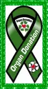 Organ Donation Awareness Ribbon