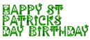 Happy St Patricks Day Birthday