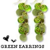 Green Earrings