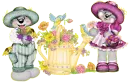 Creddies with Floral Bucket