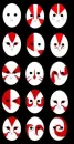 ANBU masks- by snika-san