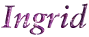 Purple glitter with sparkles-Ingrid