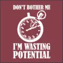 wasting time
